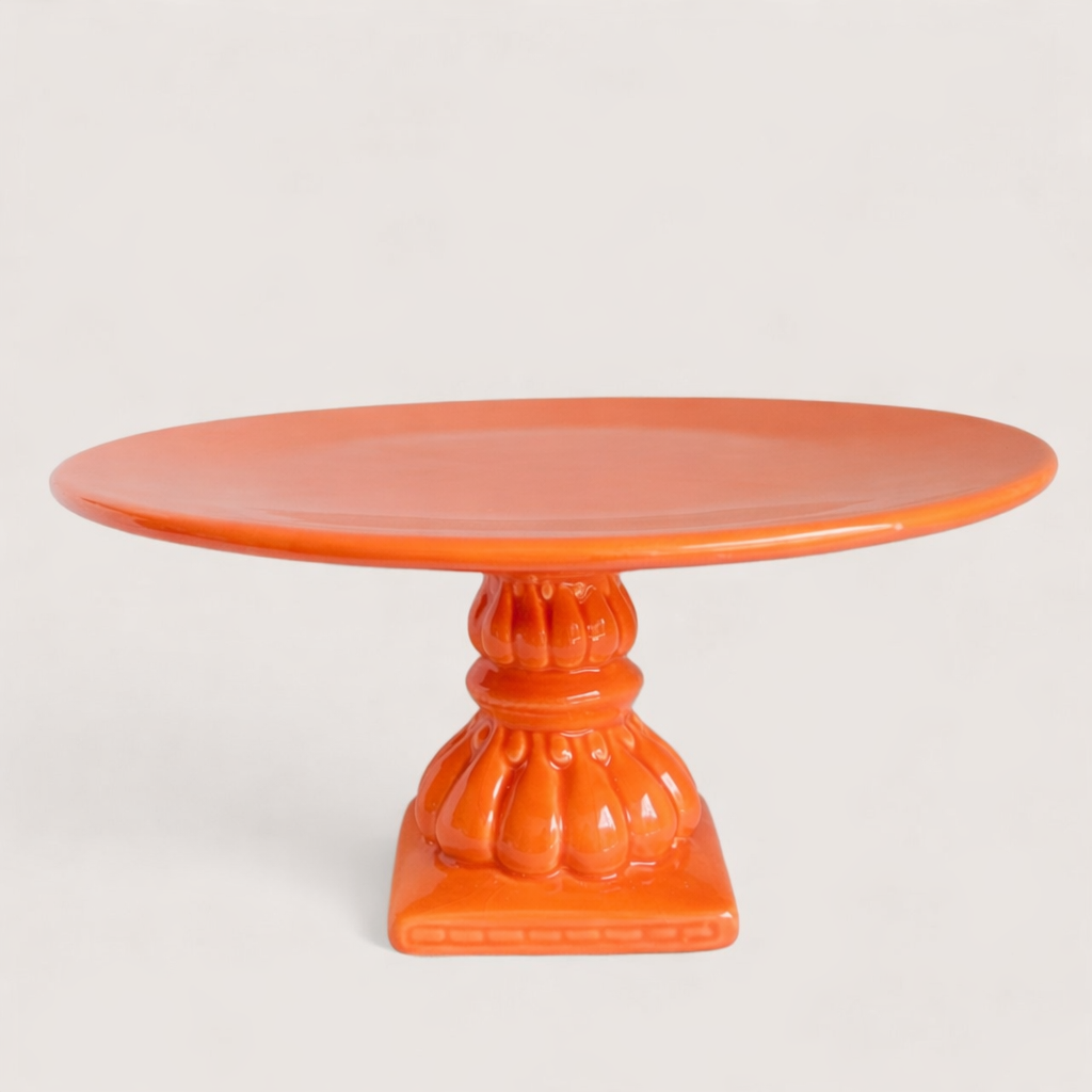 Siena Cake Stand - Orange