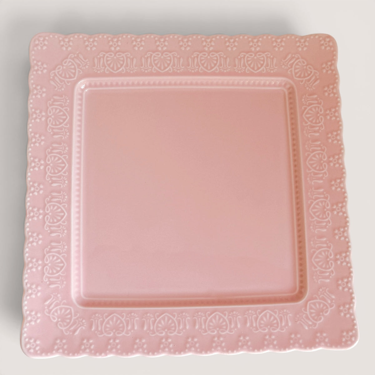 Lace Plate - Blush