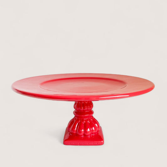 Siena Cake Stand - Red