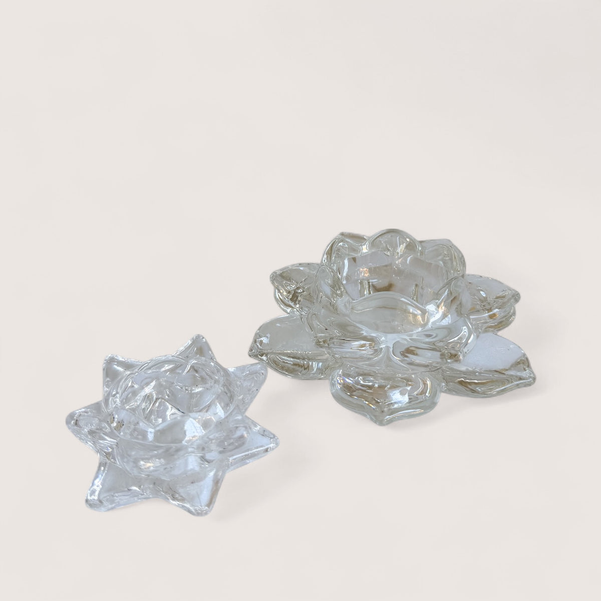 Bloom Glass Candle Holders – Set